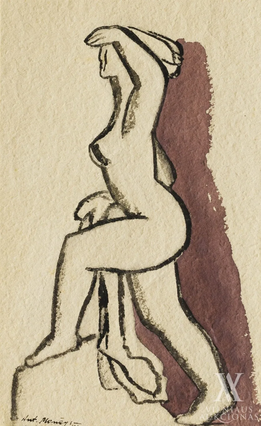Antanas Mončys – Moteris ant uolos | Femme au Rocher