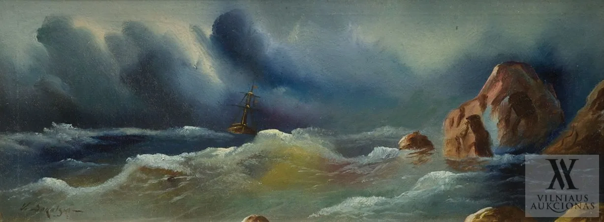 Autorius Nežinomas – Laivas audroje