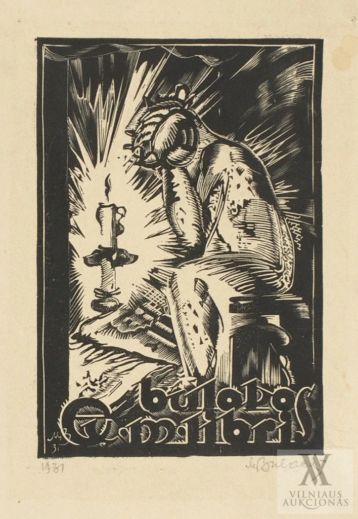 Mečislovas Bulaka – Bulakos exlibris