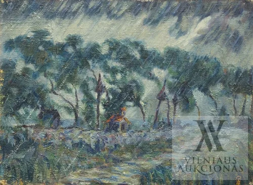 Adomas Galdikas – Koplytėlė lietuje
