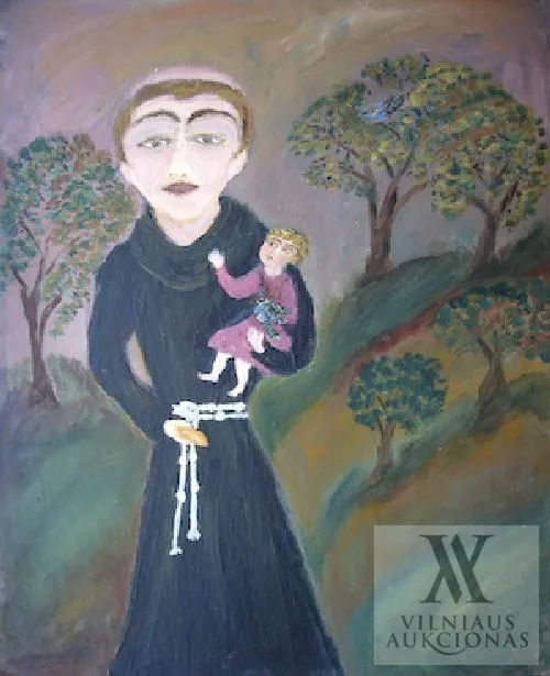 Stefanija Katkevičienė – Šv. Antanas su vaiku