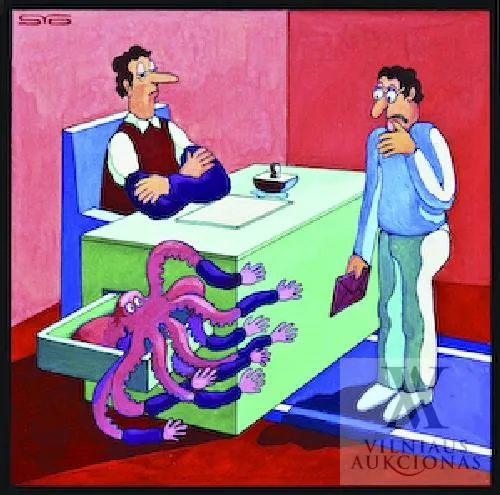 Vladimiras Skrebnevskis – Karikatūra Nr. 3