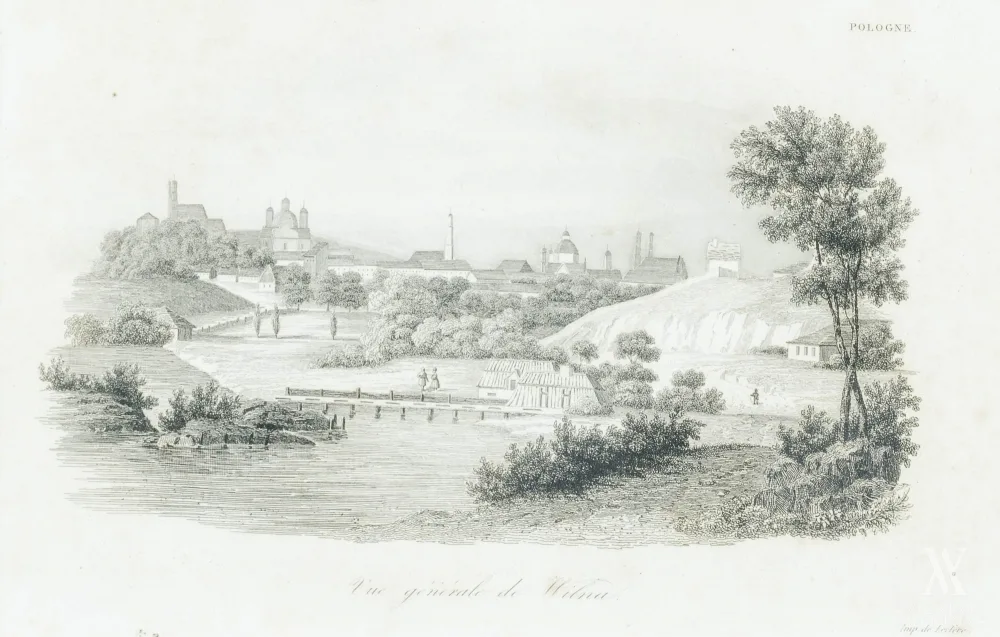 Autorius Nežinomas – Vilniaus panorama │ Vue générale de Wilna