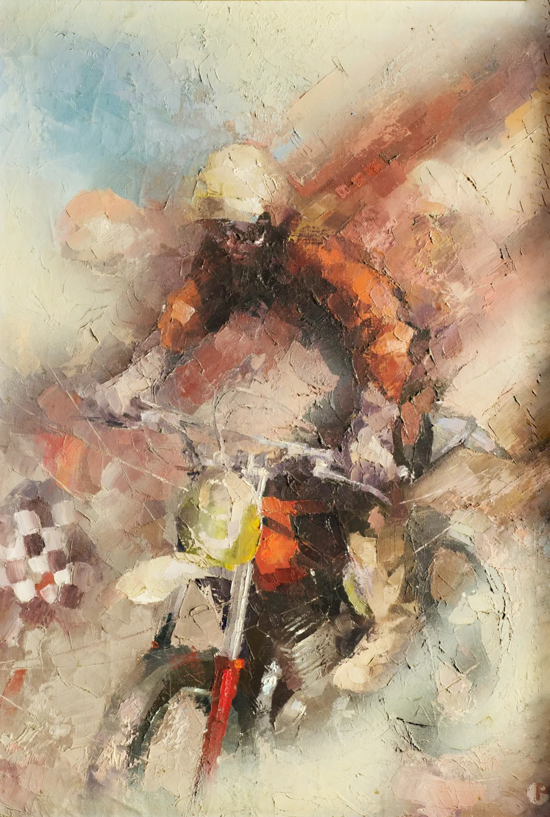 Petras Lukošius – Lenktynės (Motociklistai)