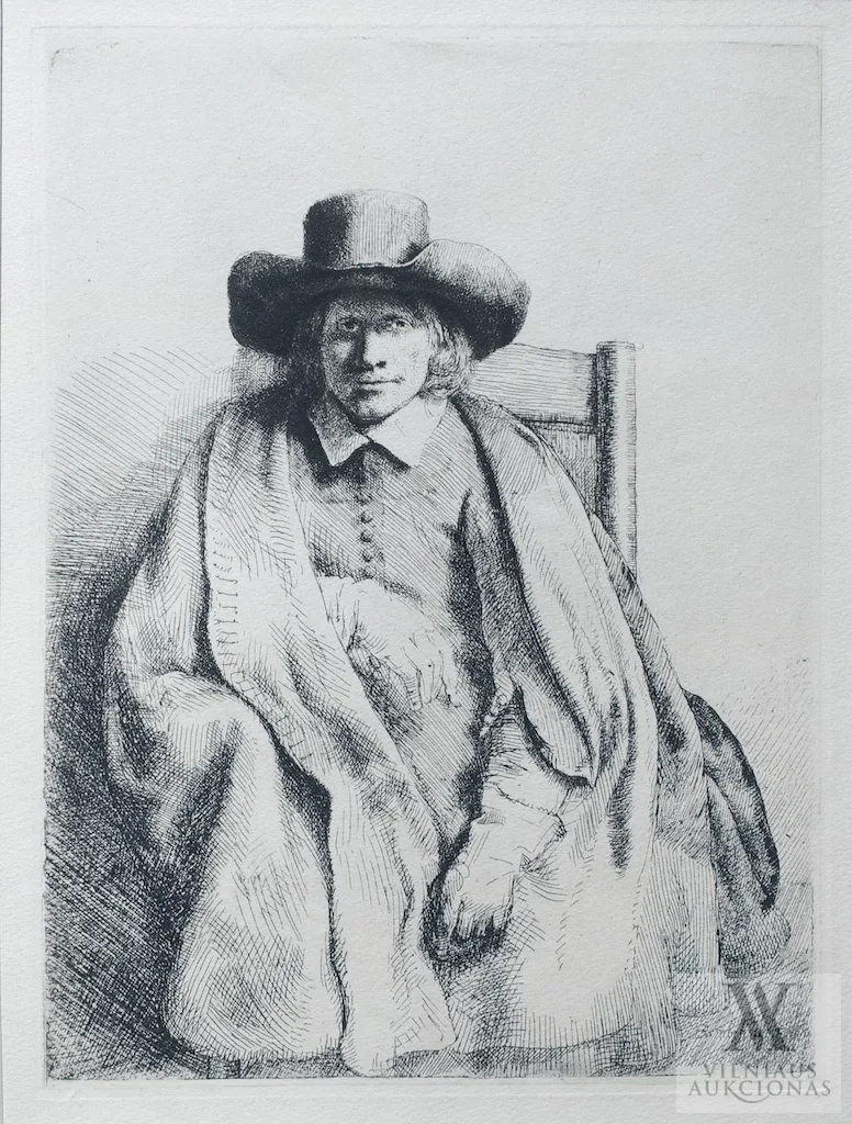 Harmenszoon van Rijn Rembrandt – Clement de Jonghe portretas