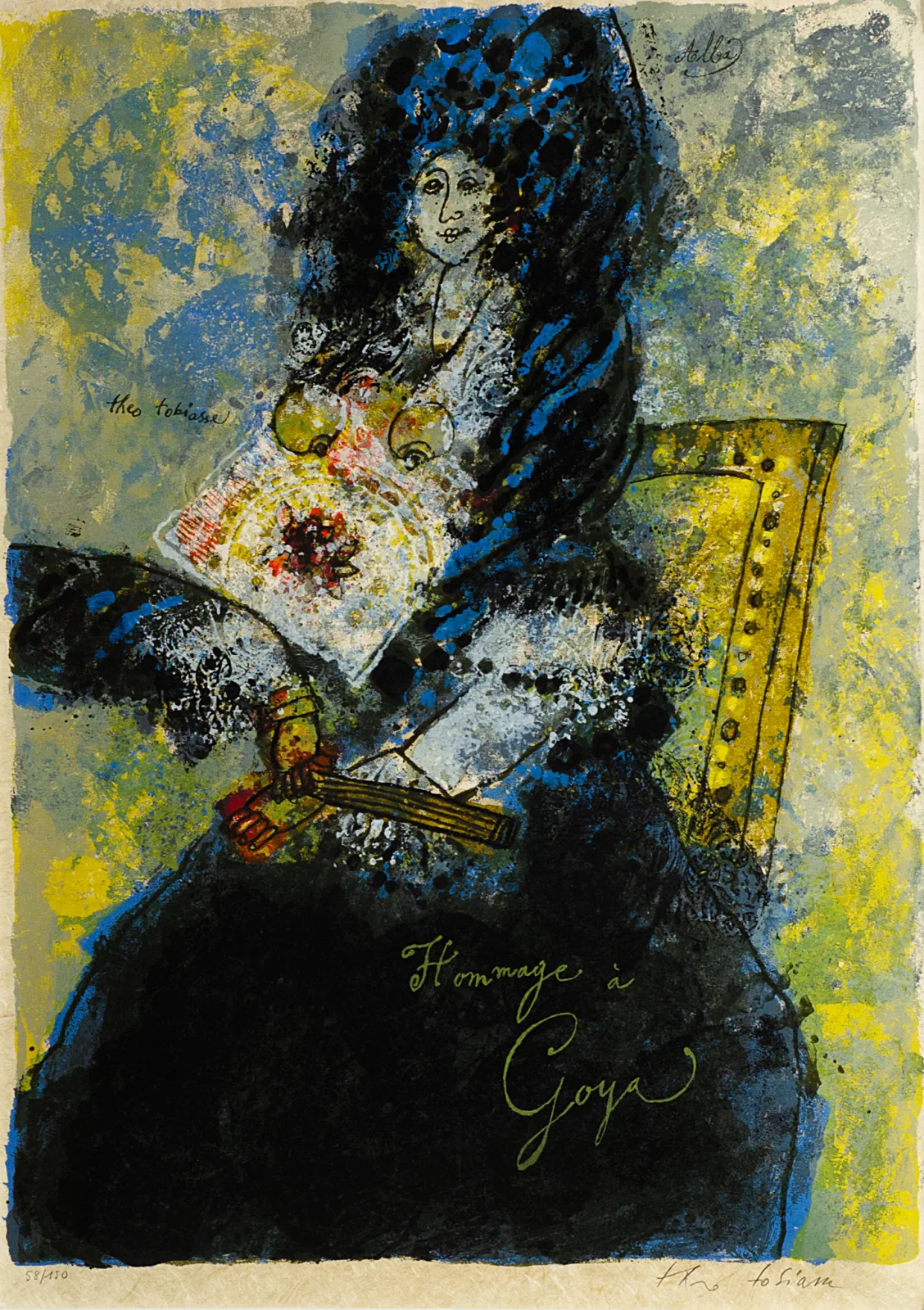 Theo Tobiasse – Hommage à Goya. Alba 
