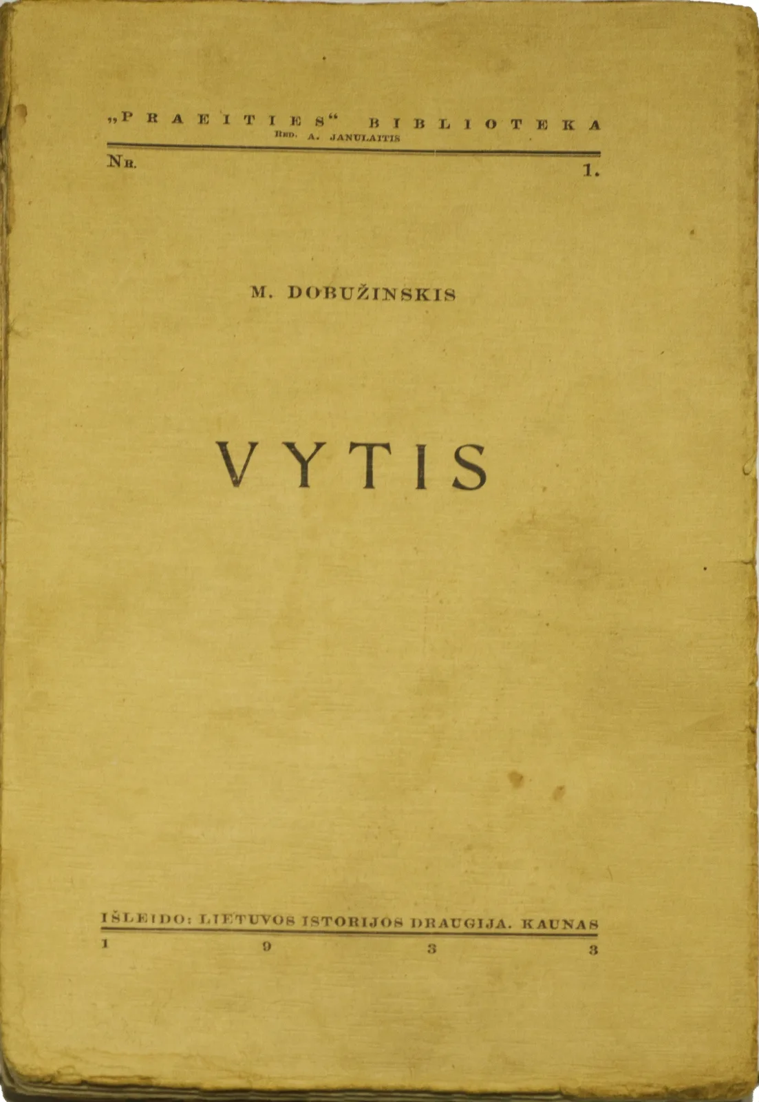 Mstislavas Dobužinskis – Vytis. Didžiosios Lietuvos kunigaikštystės valstybinio erbo istorinių variantų bruožai (XIV–XVI amž.)