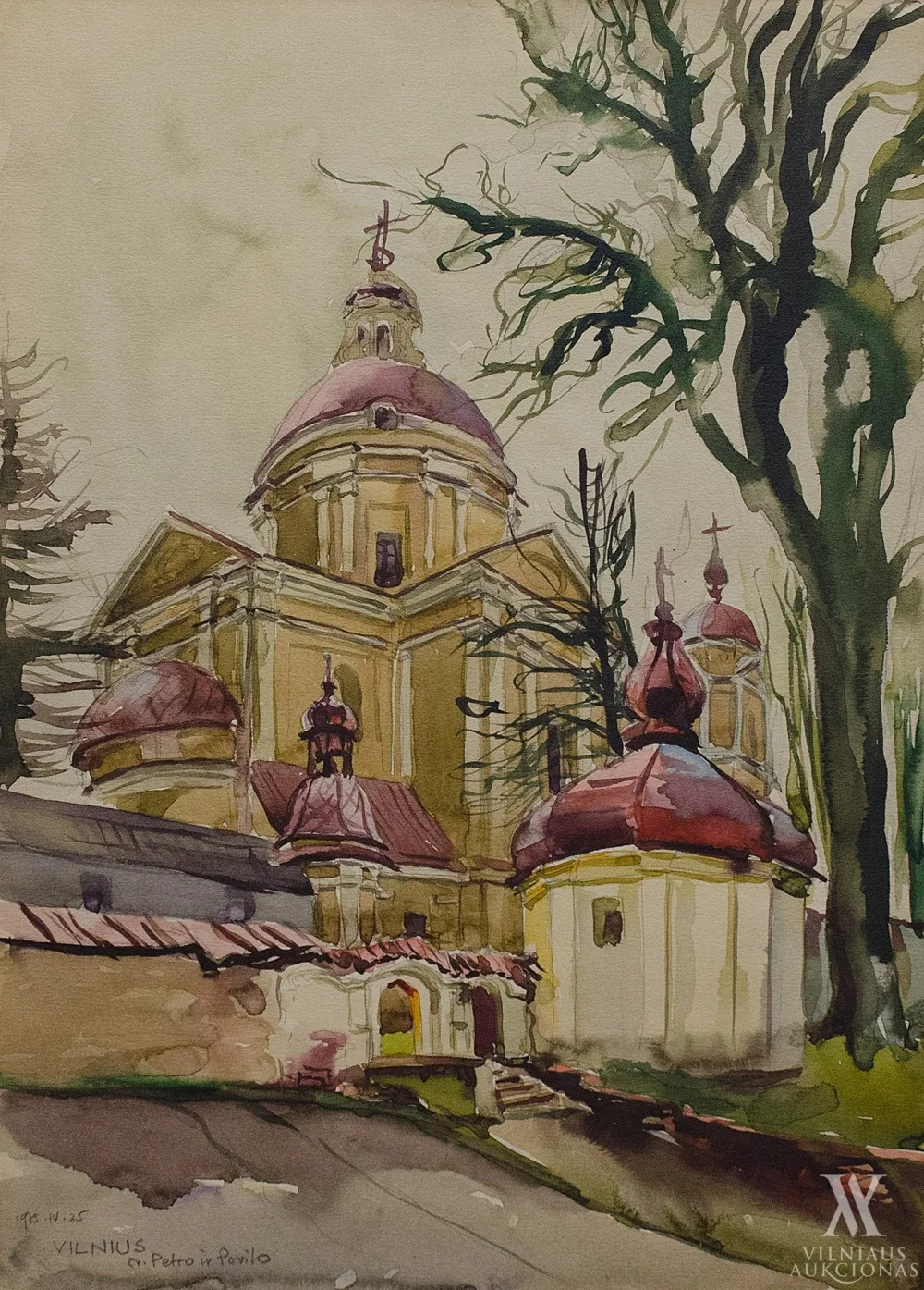 Antanas Krištopaitis – Vilnius. Šv. Petro ir Povilo bažnyčia