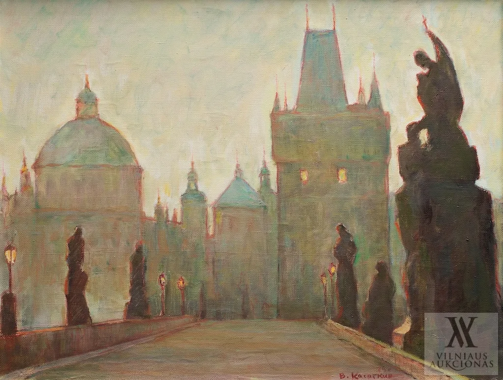 Vladimiras Kasatkinas – Praha. Karolio tiltas.