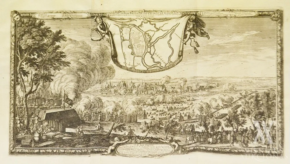 Erik Jöhnson Dahlbergh, raižytojas – Lietuvos Brastos apsiaustis 1657 metų gegužės 11 dieną Lietuvos ir Lenkijos karo su Švedija metu 