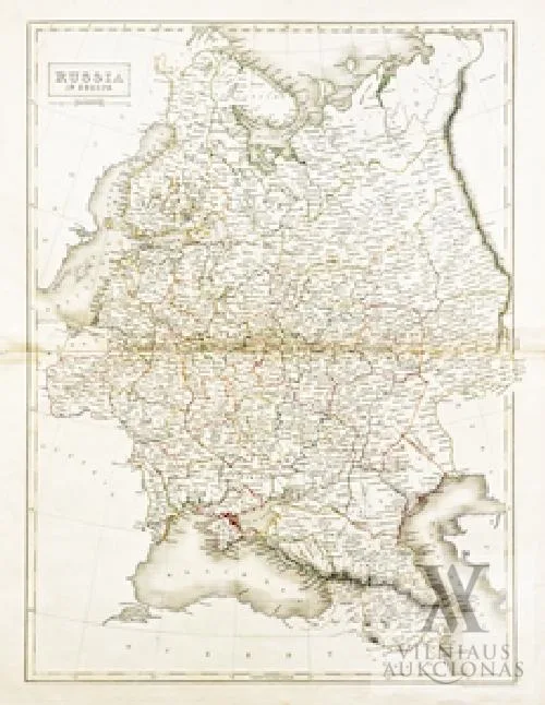 Sidney'us Hallas (Sidney Hall) – Rusijos žemėlapis (”Russia”)