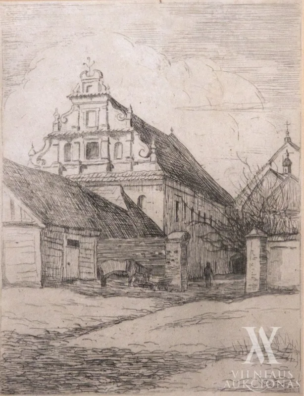 Sofija Romerienė – Kauno senamiesčio motyvas (dab. Vilniaus g. 10)