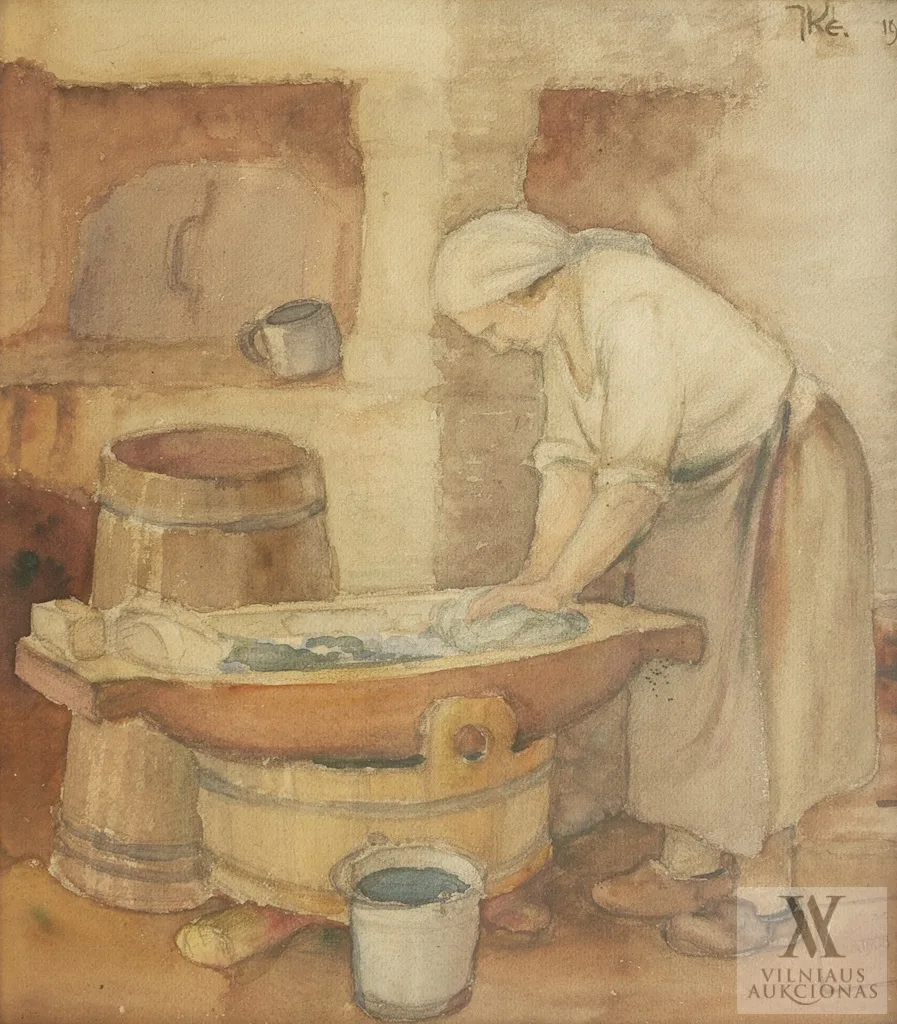 Juozas Kėdainis – Skalbėja