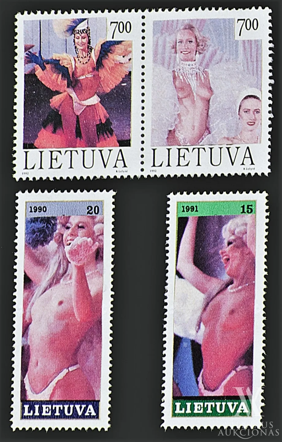 Vytenis Jankūnas – Doctor Watson mail. 4 pašto ženklai „Lietuva“