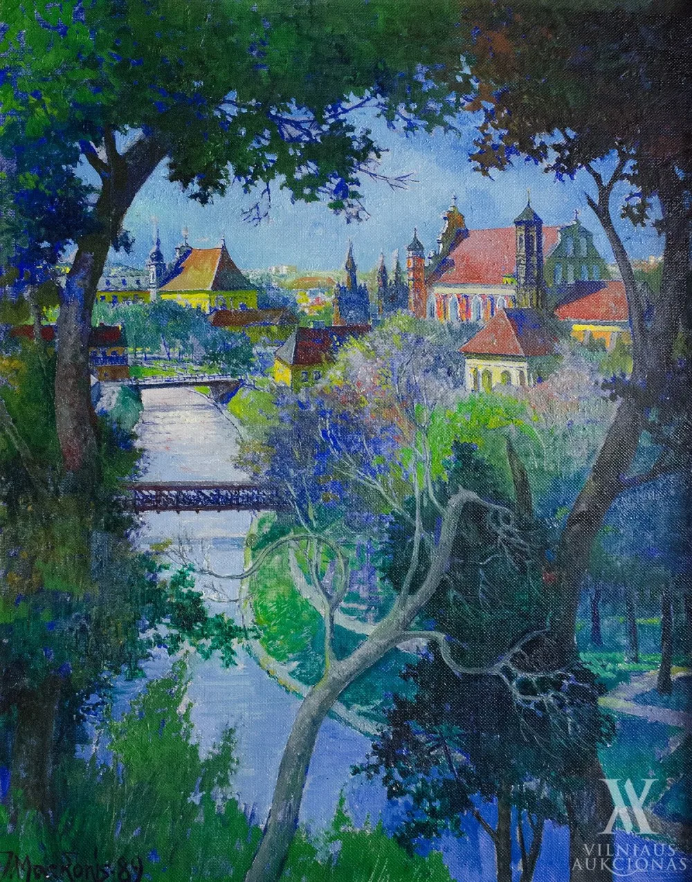 Jonas Mackonis-Mackevičius – Vilniaus panorama 
