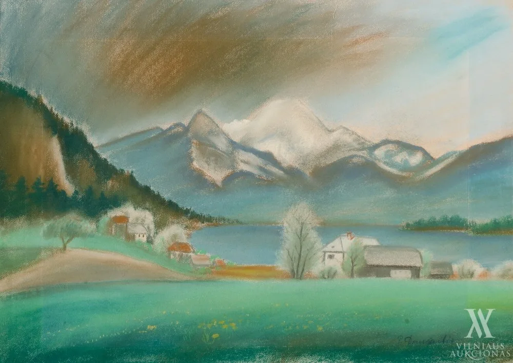Pranas Domšaitis – Fakerio ežeras (Lake Faaker)
