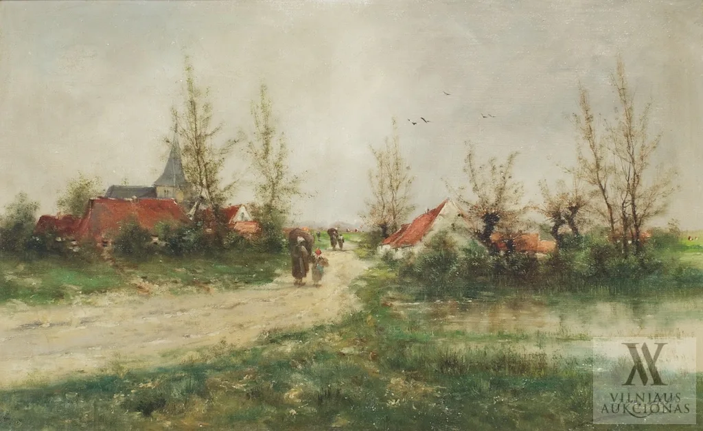 J. Hall – Kaimo peizažas