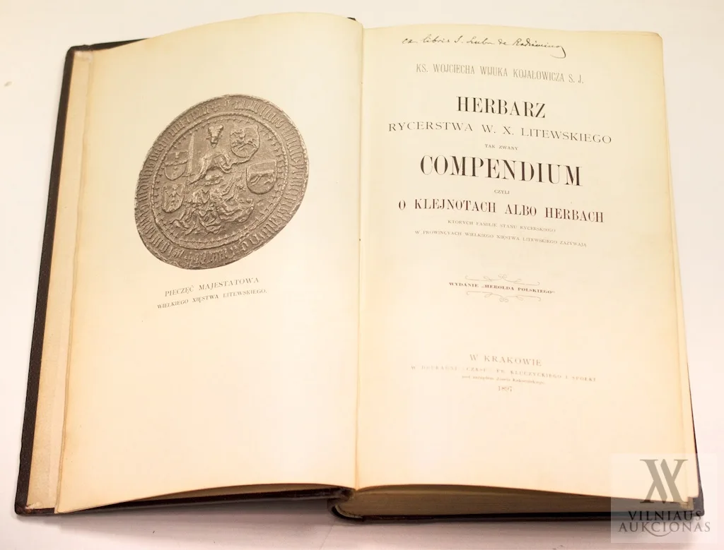 Albertas Kojelavičius-Vijūkas – Herbarz rycerstwa W. X. Litewskiego, tak zwany Compendium Lietuvos D. K. bajorijos herbynas