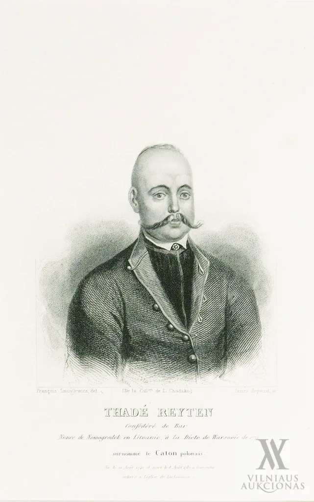 Pranciškus Smuglevičius – Thadé Reyten (1742-1780) Confédéré de Bar, Nonce de Nowogrodek en Litvanie, Ã  la Diete de Warsovie de 1773