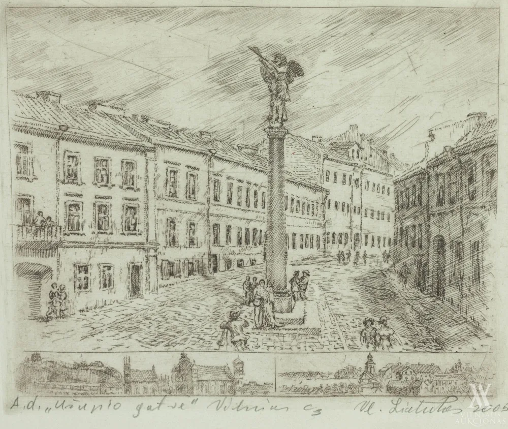 Vladas Liatukas – Užupio gatvė. Vilnius