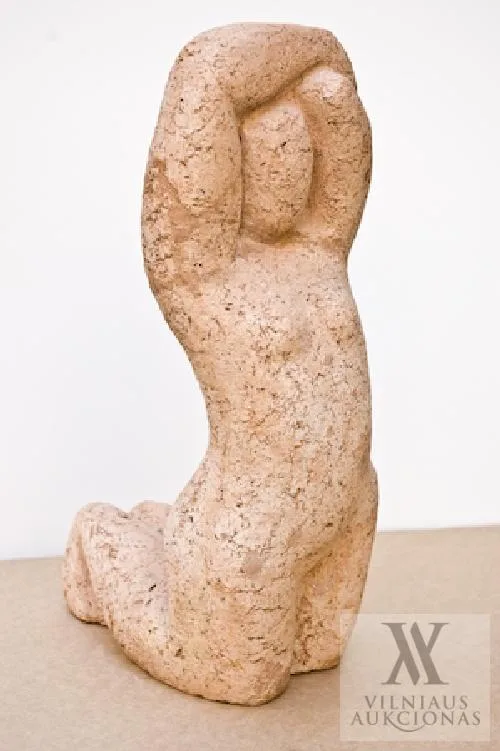 Jadvyga Mozūraitė - Klemkienė – Klūpanti moteris