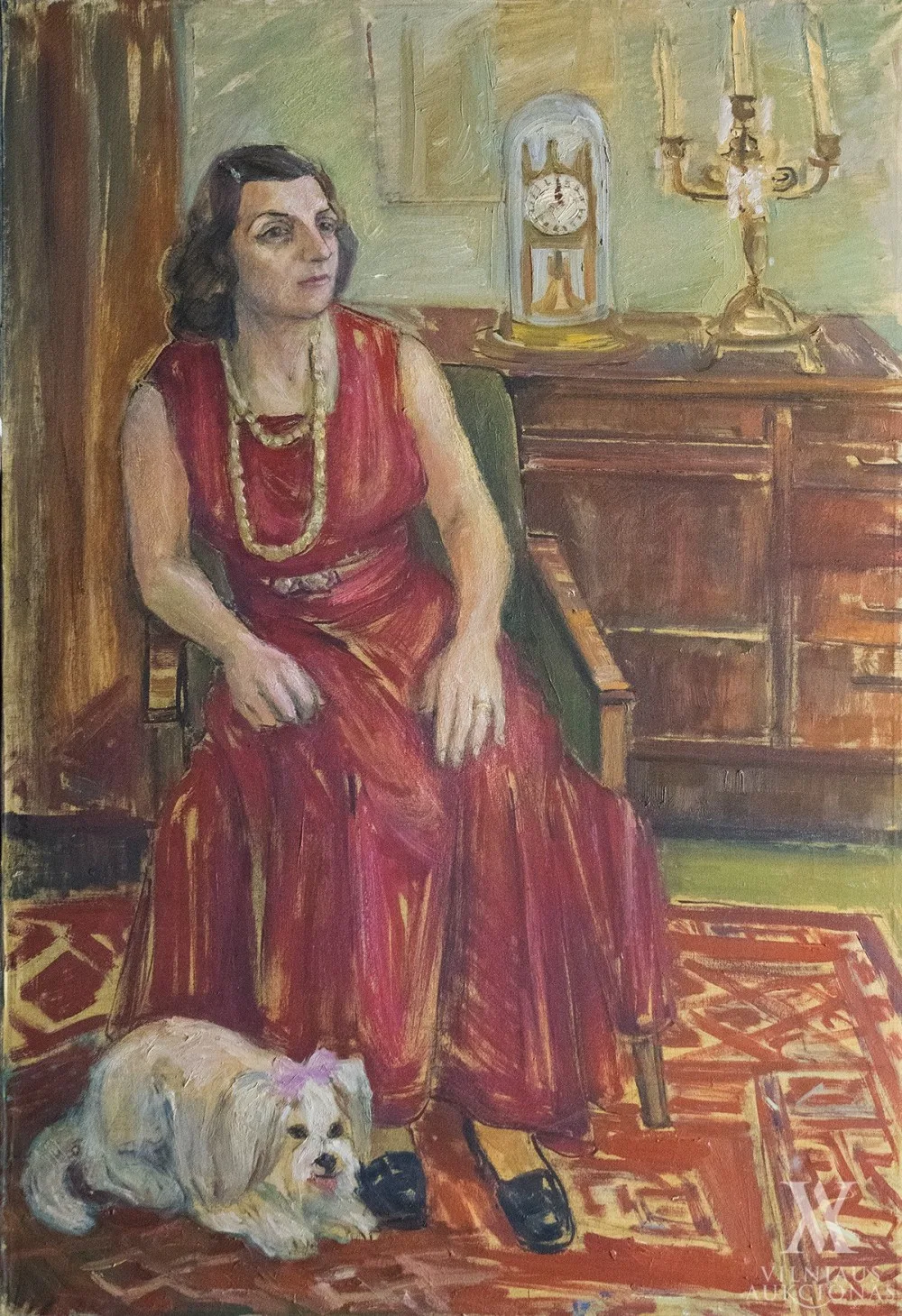 Janina Pleškūnienė – Rene Bach Stasiškienės portretas