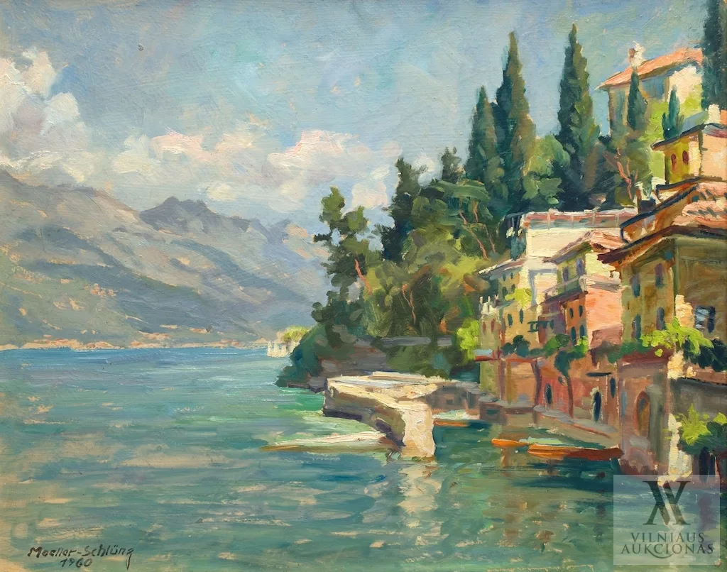 Fritz Möller-Schlünz – Komo ežeras, Italija