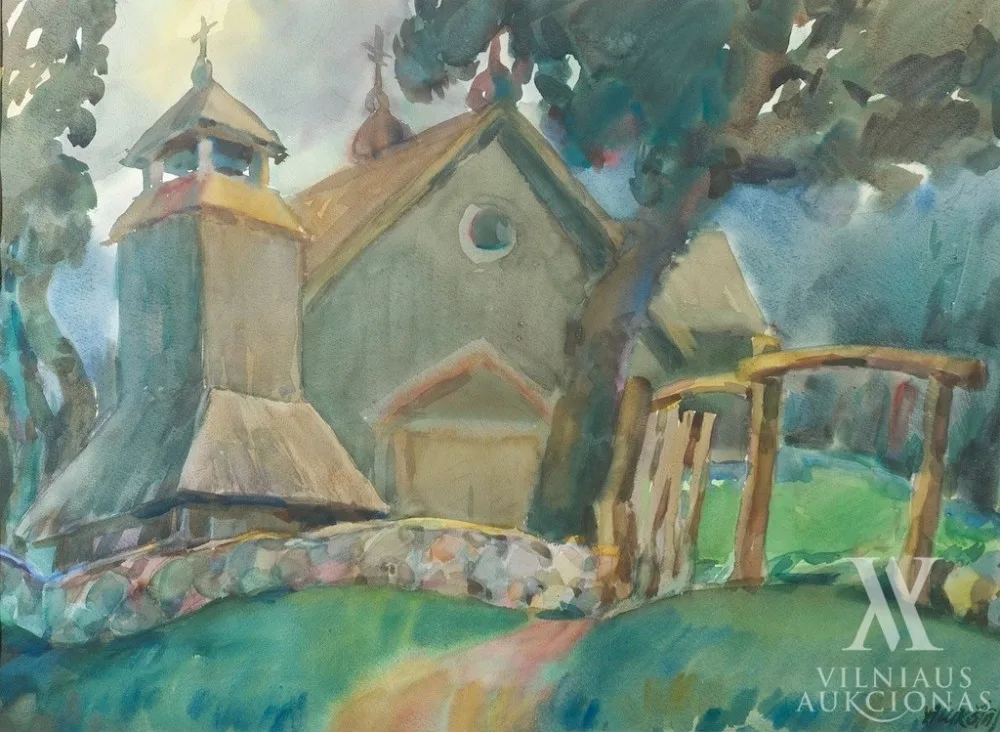 Algirdas Lukštas – Kalnėnai (čia buvo pakrikštytas vysk. Motiejus Valančius) 