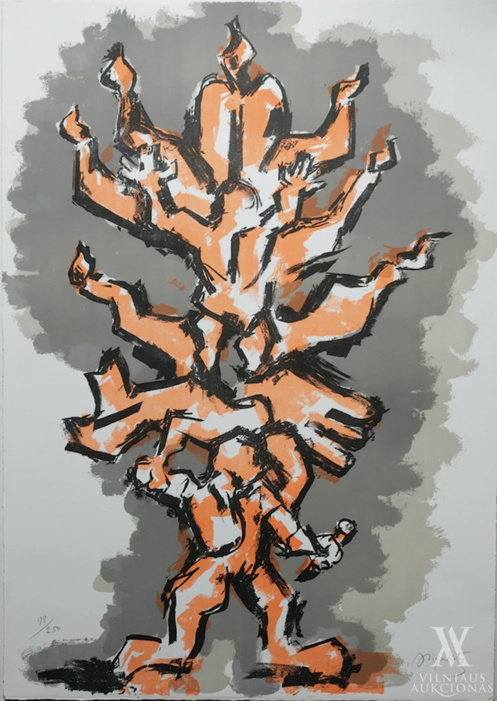 Jacques Lipchitz – Gyvybės medis│Tree of life [trijų litografijų komplektas specialiame aplanke su K. Katzo įvadiniu tekstu]