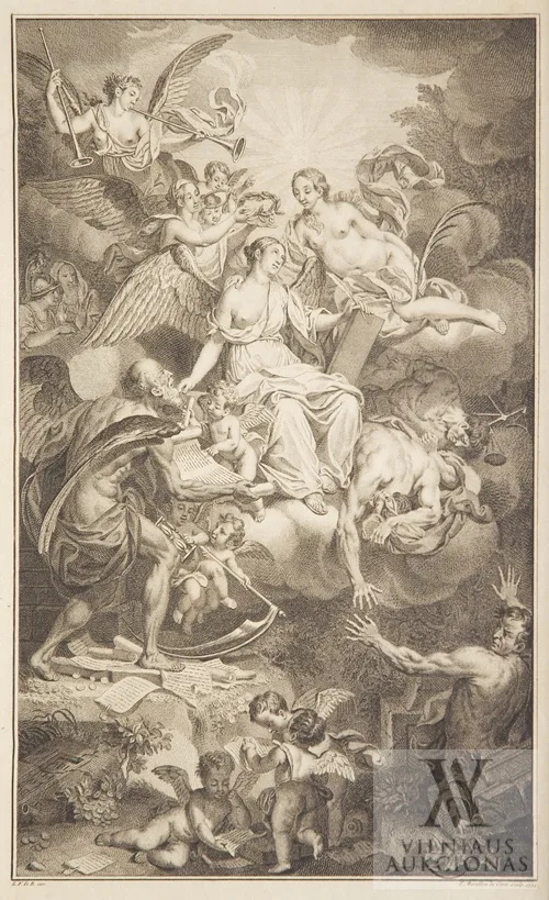 Louis Fabricius Du Bourg (dailininkas) – Alegorija (frontispisas)