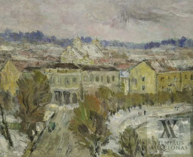 Algirdas Petrulis – Vilnius žiemą