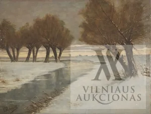 O. Winterbergas (O. Winterberg) – Šilutės (?) krašto peizažas