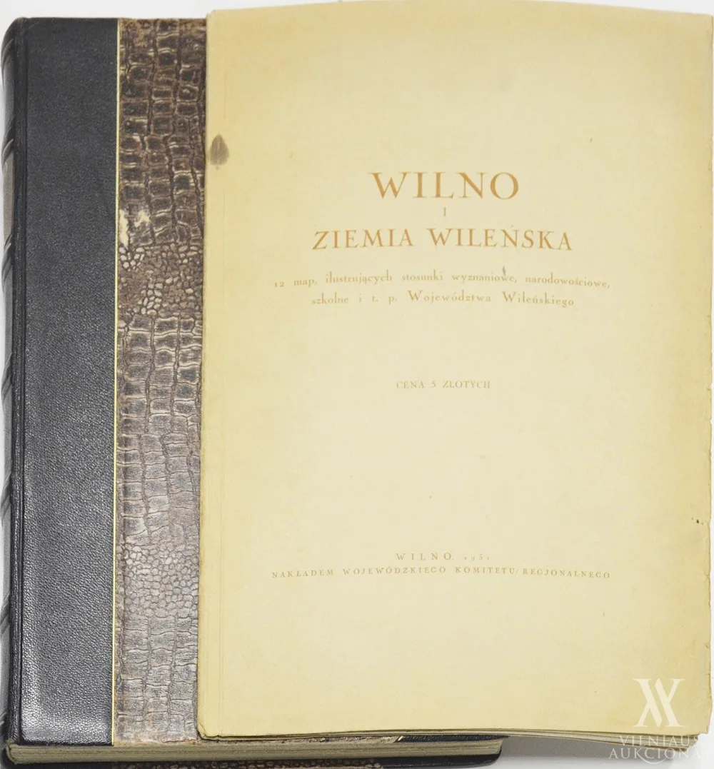 Wilno i ziemia Wileńska | Vilnius ir Vilniaus apylinkės (2 tomai viename konvoliute ir 12-os žemėlapių atlasas viename įdėkle)