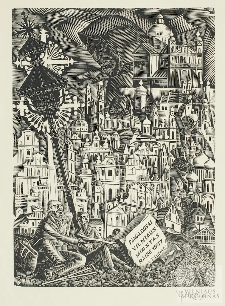 Vladas Drėma – Pamaldusai Vilniaus miestas