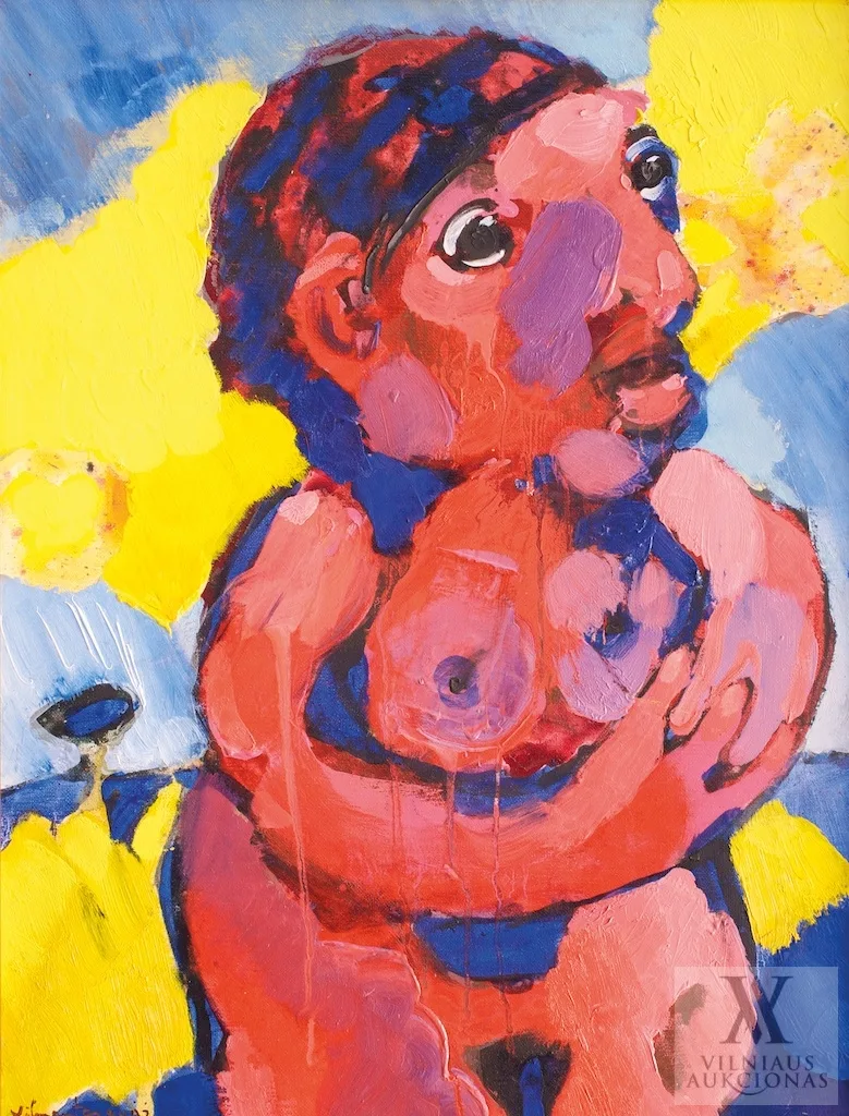 Vilmantas Marcinkevičius – Mergaitė peizažo fone (A girl in the Landscape)
