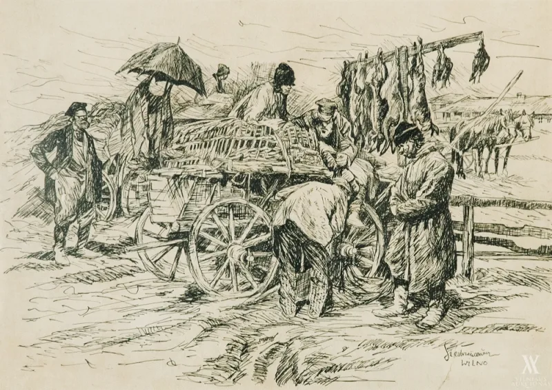Stanislovas  Bohušas–Siestšencevičius (Stanisław Bohusz–Siestrzeńcewicz) – Turguje
