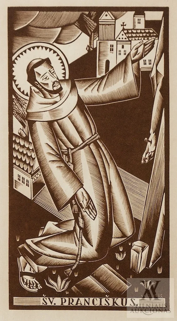 Vytautas Kazimieras Jonynas – Šv. Pranciškus