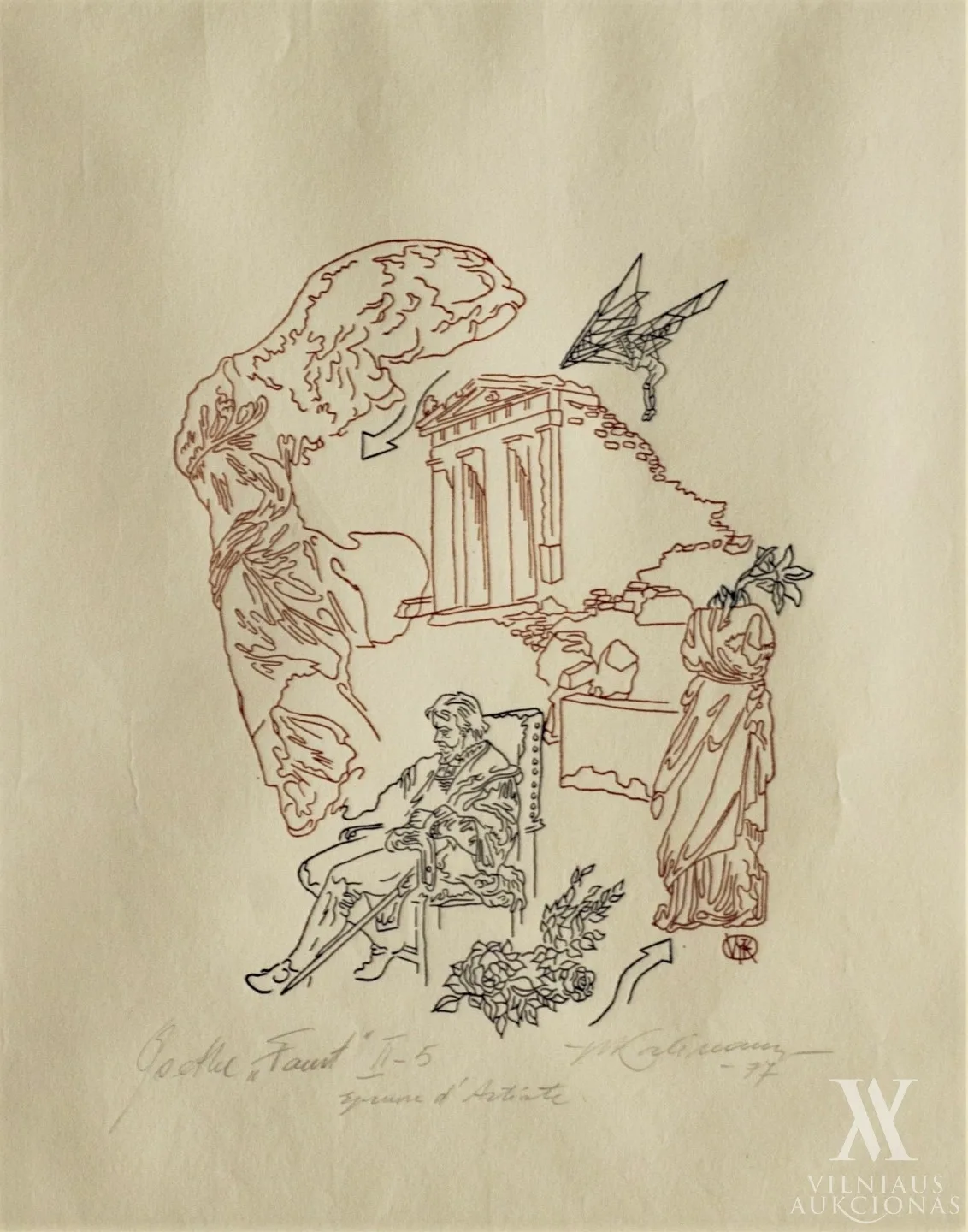 Vytautas Kalinauskas – Iliustracija J. W. von Goethes poemai „Faustas“