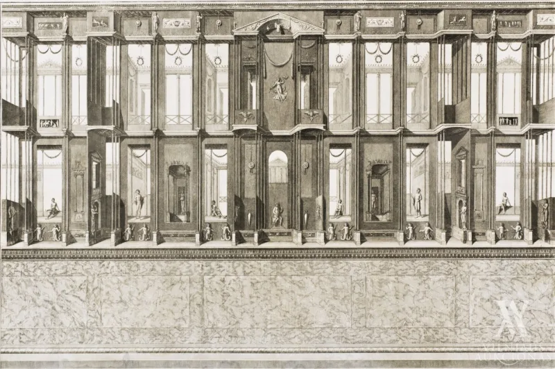 Pranciškus Smuglevičius – Galerijos Nr. 14 sienų dekoras