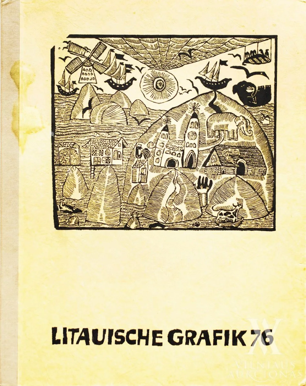 Autorių kolektyvas – 10-ies estampų rinkinys „Litauische Grafik 76“. Sud. Joachim Bartels (buv. VDR)