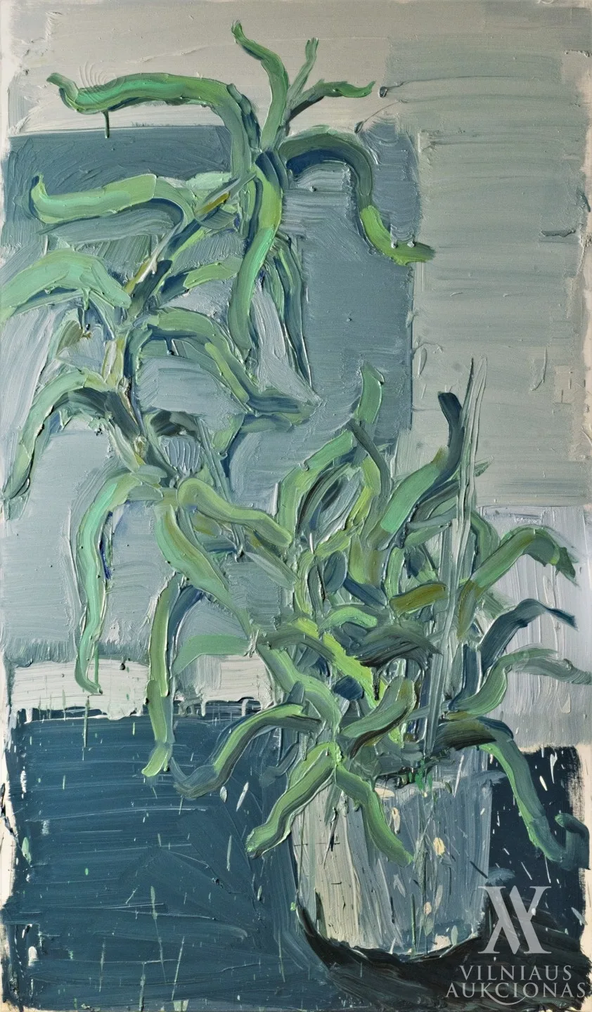 Simona Merijauskaitė – Natiurmortas su gėle I