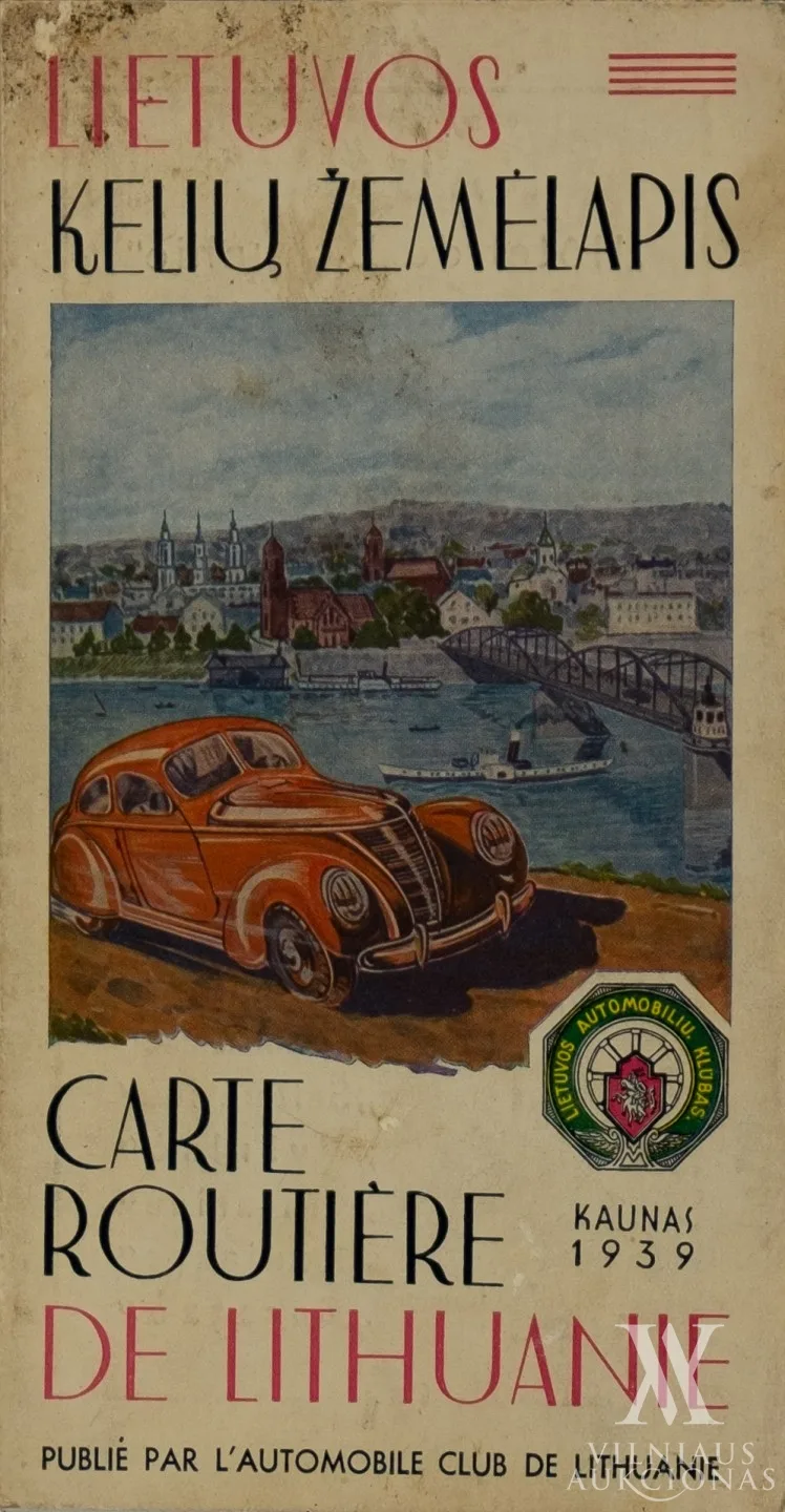 Lietuvos kelių žemėlapis | Carte routière de Lithuanie
