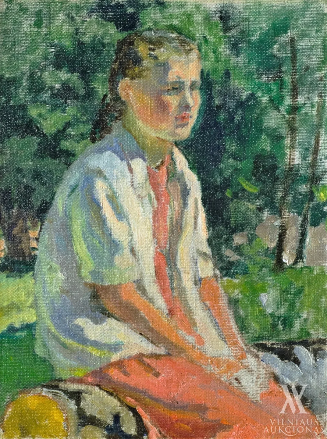 Jonas  Švažas (atrib.) – Mergaitė sode