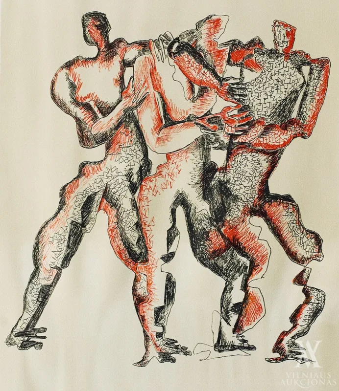 Ossip Zadkine – Trys figūros