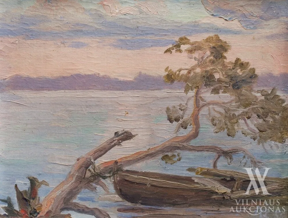Antanas Žmuidzinavičius – Ežero pakrantėje