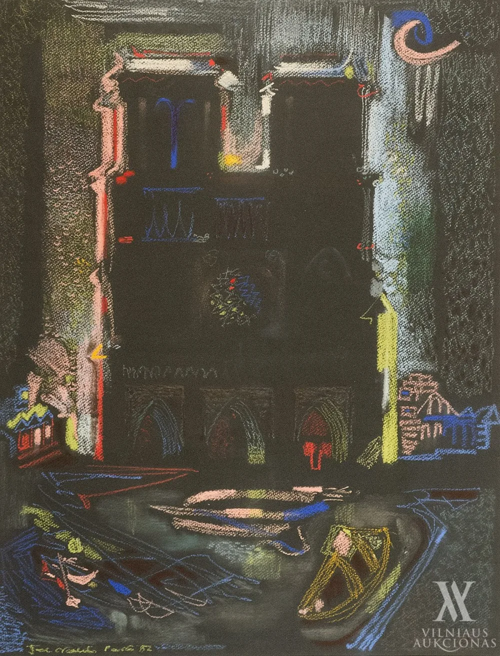 Telesforas Valius – Paryžiaus Notre Dame naktį