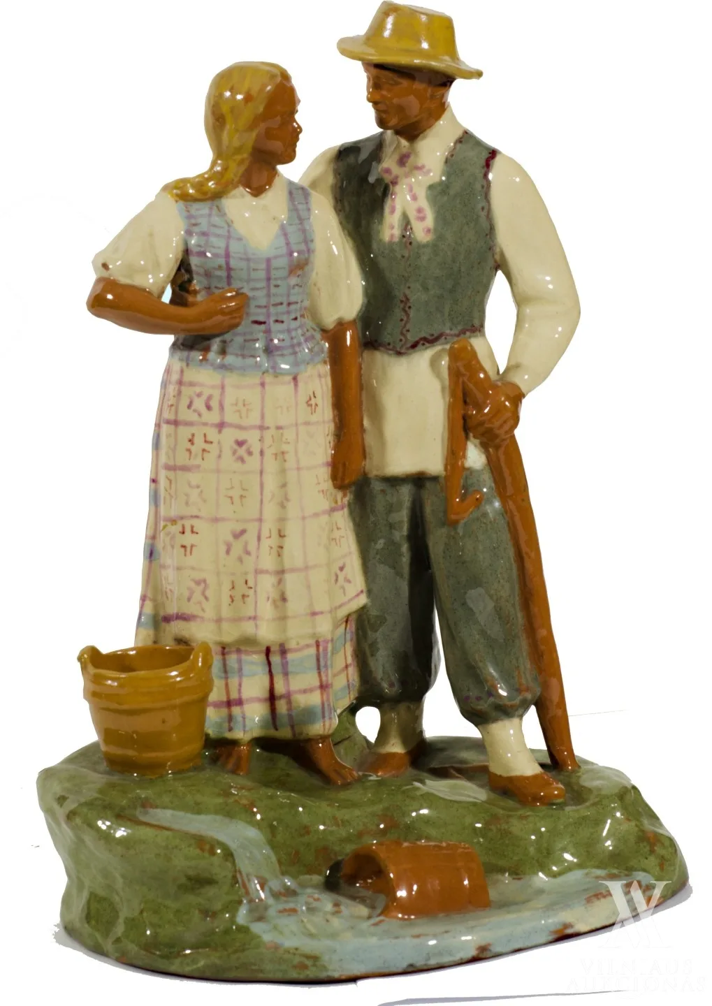 Leokadija Belvertaitė (1904–1992) | Kauno kombinatas „Dailė“ – Skulptūrinė kompozicija „Nedėlios rytelį”