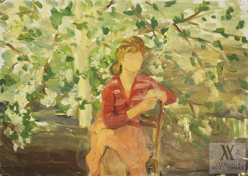Autorius Nežinomas (Lietuva) – Mergaitė sode
