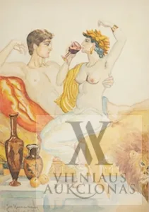 Janas Kačmarkievičius – Vyno gėrimas antikiniu stiliumi