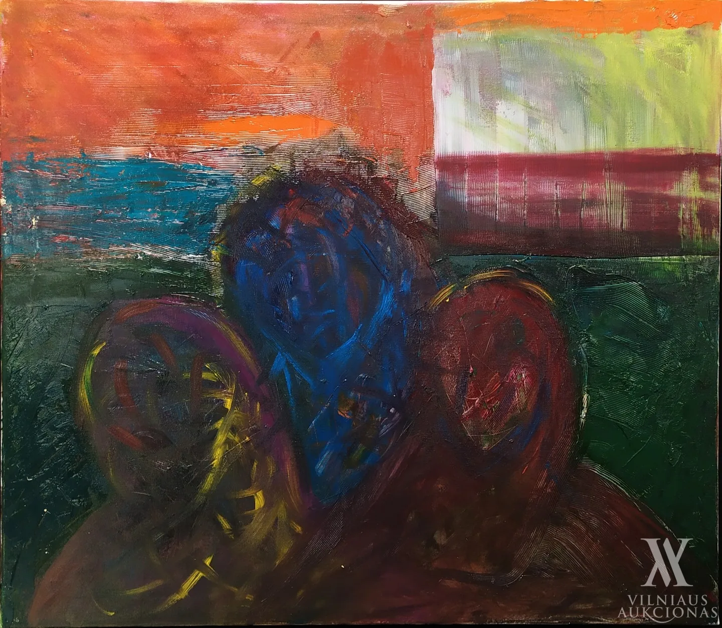Antanas Jasenka – Three fish watch the sunset